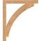 Ekena Millwork Thorton Block Smooth Bracket, Western Red Cedar, 3 1/2"W x 38"D x 44"H BKT04X38X44THR05SWR - alternate 4
